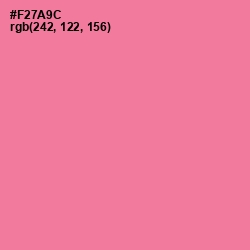 #F27A9C - Deep Blush Color Image