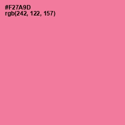 #F27A9D - Deep Blush Color Image