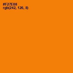 #F27E08 - Chilean Fire Color Image