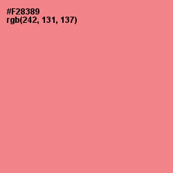 #F28389 - Geraldine Color Image