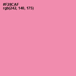 #F28CAF - Tickle Me Pink Color Image