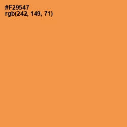 #F29547 - Tan Hide Color Image
