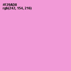 #F29AD8 - Light Orchid Color Image