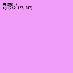 #F29DF7 - Lavender Magenta Color Image