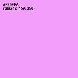 #F29FFA - Lavender Magenta Color Image