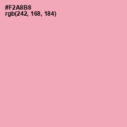 #F2A8B8 - Sundown Color Image