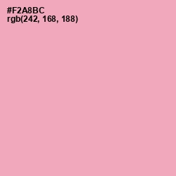 #F2A8BC - Sundown Color Image