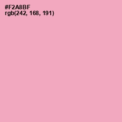 #F2A8BF - Sundown Color Image