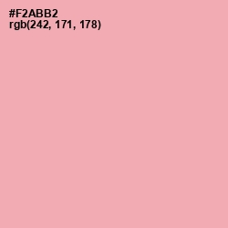 #F2ABB2 - Sundown Color Image