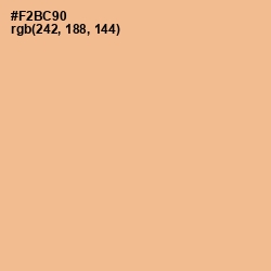 #F2BC90 - Gold Sand Color Image