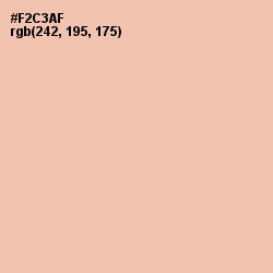 #F2C3AF - Wax Flower Color Image