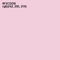 #F2CDDB - Azalea Color Image