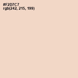 #F2D7C7 - Tuft Bush Color Image