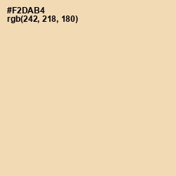 #F2DAB4 - Wheat Color Image