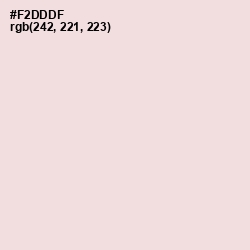 #F2DDDF - Vanilla Ice Color Image