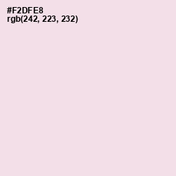 #F2DFE8 - We Peep Color Image