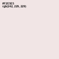 #F2E5E5 - Pot Pourri Color Image