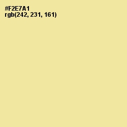 #F2E7A1 - Sandwisp Color Image