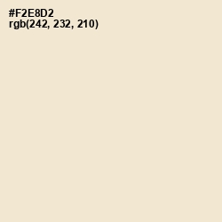 #F2E8D2 - Parchment Color Image