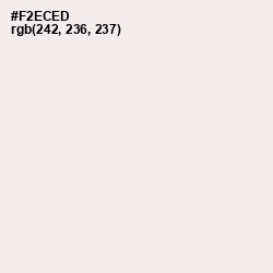 #F2ECED - Soft Peach Color Image
