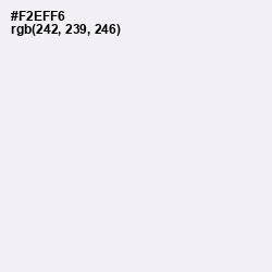 #F2EFF6 - Selago Color Image