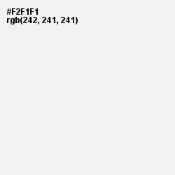 #F2F1F1 - Seashell Color Image