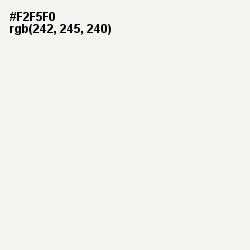 #F2F5F0 - Saltpan Color Image