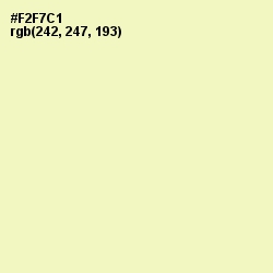#F2F7C1 - Chiffon Color Image