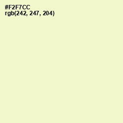 #F2F7CC - Corn Field Color Image