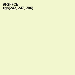 #F2F7CE - Corn Field Color Image