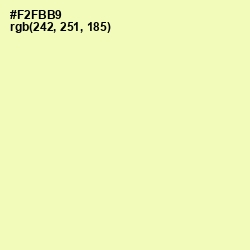 #F2FBB9 - Australian Mint Color Image