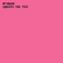 #F36698 - Deep Blush Color Image