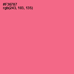 #F36787 - Froly Color Image