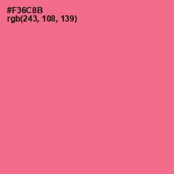 #F36C8B - Froly Color Image