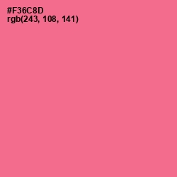 #F36C8D - Froly Color Image