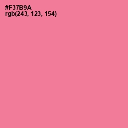 #F37B9A - Deep Blush Color Image