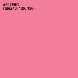 #F37E9C - Deep Blush Color Image