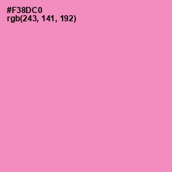 #F38DC0 - Shocking Color Image