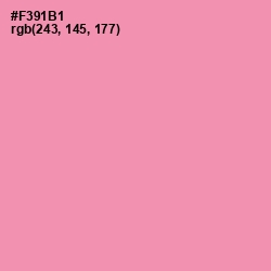 #F391B1 - Mauvelous Color Image