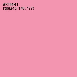 #F394B1 - Mauvelous Color Image