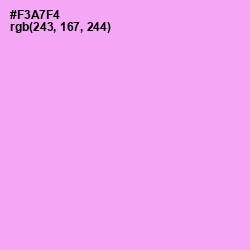 #F3A7F4 - Lavender Rose Color Image