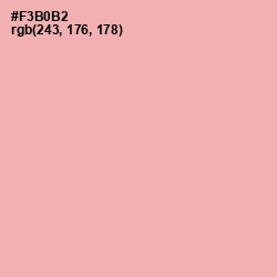 #F3B0B2 - Sundown Color Image