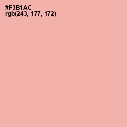 #F3B1AC - Cornflower Lilac Color Image