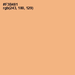 #F3B481 - Tacao Color Image