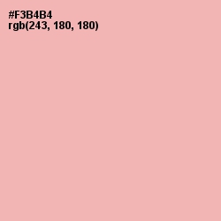 #F3B4B4 - Sundown Color Image