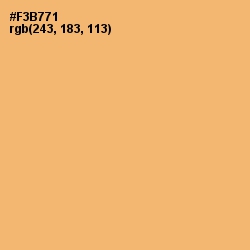 #F3B771 - Macaroni and Cheese Color Image