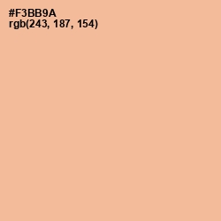 #F3BB9A - Gold Sand Color Image