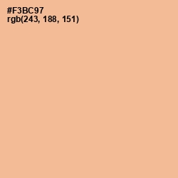 #F3BC97 - Gold Sand Color Image