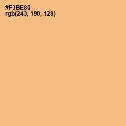 #F3BE80 - Tacao Color Image