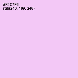 #F3C7F6 - French Lilac Color Image